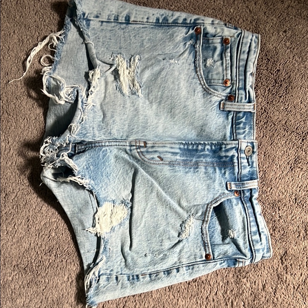5 pairs of Abercrombie & Fitch Distressed Denim Shorts